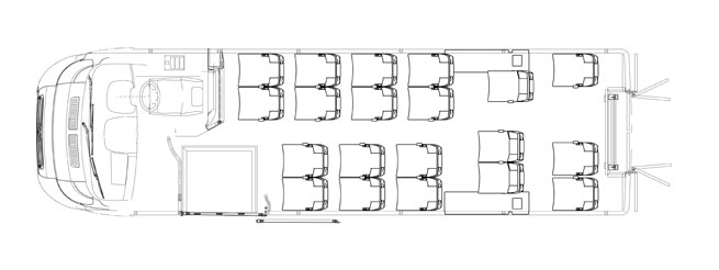 Orion Low-floor Minibus, Wheelchair Accessible - Mellor