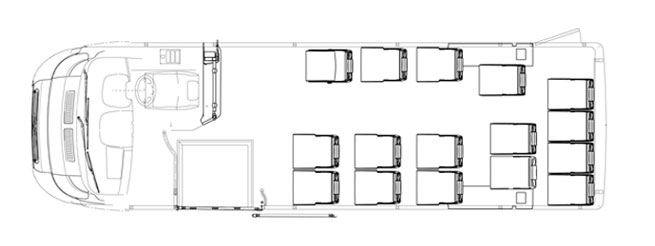 Orion Low-Floor Minibus, Wheelchair Accessible - Mellor