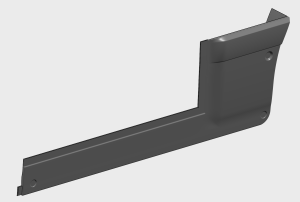 Skirt Panel Rear RH (Grey ABS) Std