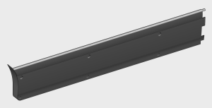 Side Skirt Panel Middle RH (Grey ABS)