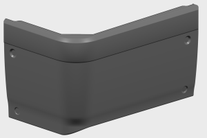 Rear Bumper Corner LH (Grey ABS)