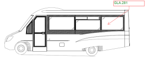 SPRINTER NEARSIDE REAR WINDOW
