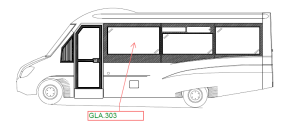 SPRINTER NEARSIDE FRONT WINDOW