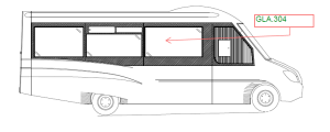 SPRINTER NEARSIDE FRONT WINDOW