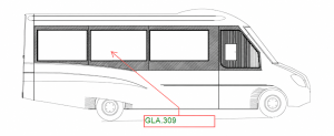 SPRINTER OFFSIDE MIDDLE WINDOW