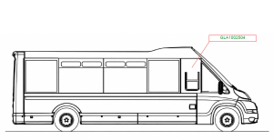 DRIVER SIGNAL GLASS WITH OPENING WINDOW RH